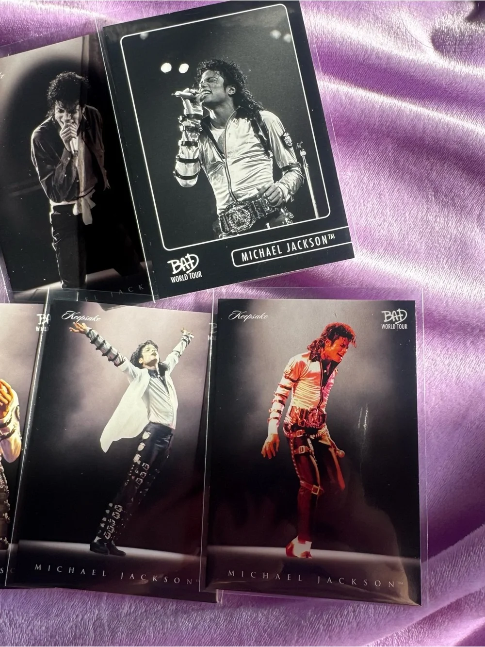 2025 Michael Jackson bad world tour card